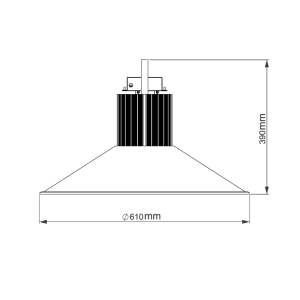 کریستال آلفا WK1 – چراغ آویز – سوله ای
