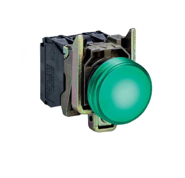 چراغ سیگنال فلزی سبز اشنایدر XB4BVB3