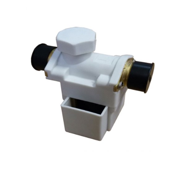 شیر برقی 12 ولتی فشار 0.5Mpa درپوش فلزی