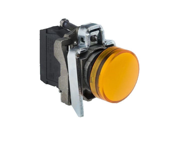 چراغ سیگنال فلزی نارنجی اشنایدر XB4BVB5