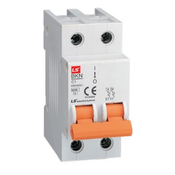 فیوز مینیاتوری 10 آمپر 2 پل LS