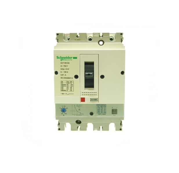 کليد حرارتی مغناطیسی  60 تا 100 آمپر اشنایدر GV7RE100 قدرت قطع 36 کیلو آمپر
