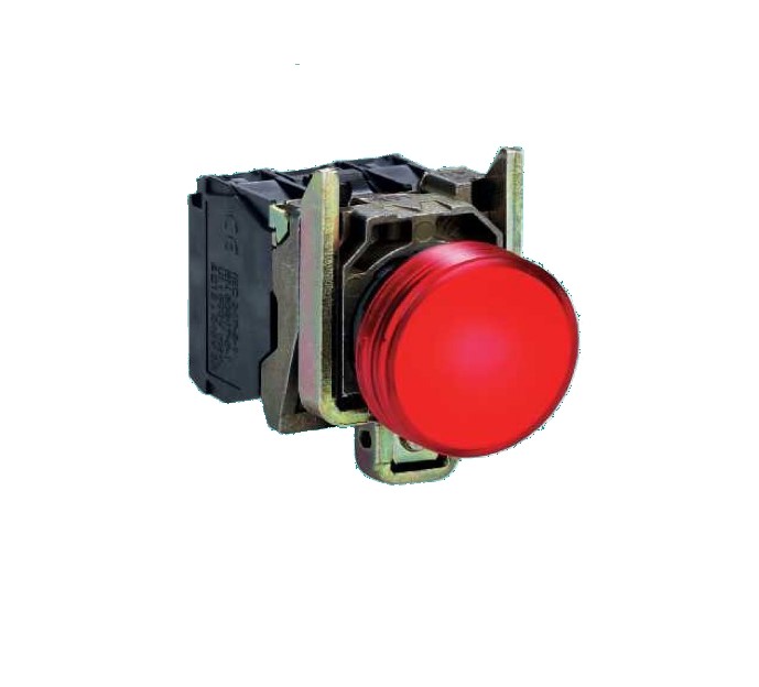 چراغ سیگنال فلزی قرمز اشنایدرXB4BVM4 با LED داخلی