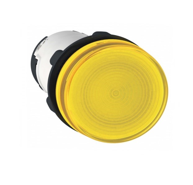 چراغ سیگنال زرد بدون لامپ باکالیت اشنایدرXB7EV65P با تغذیه مستقیم ≤250
