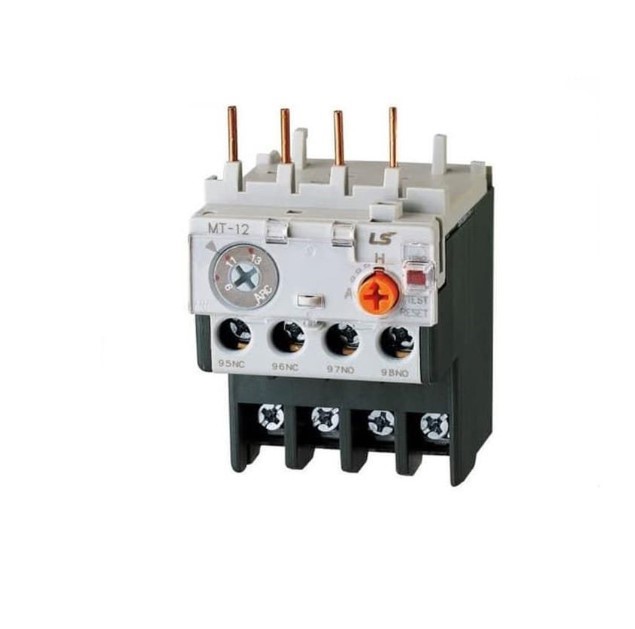 بی متال LS برای کنتاکتور 6 آمپر تنظیم جریان 0/63 تا 1 کد: MT-12/3H - 0.63~1